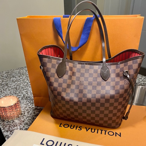 Louis Vuitton Handbags - Louis Vuitton Neverfull Damier ebene MM